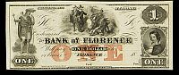 Florence, NE $1 Bank of Florence Remainder, vCh.CU